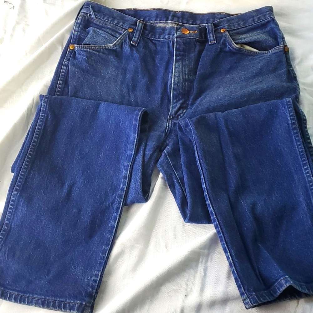 Wrangler straight fit denim jeans sz34x30